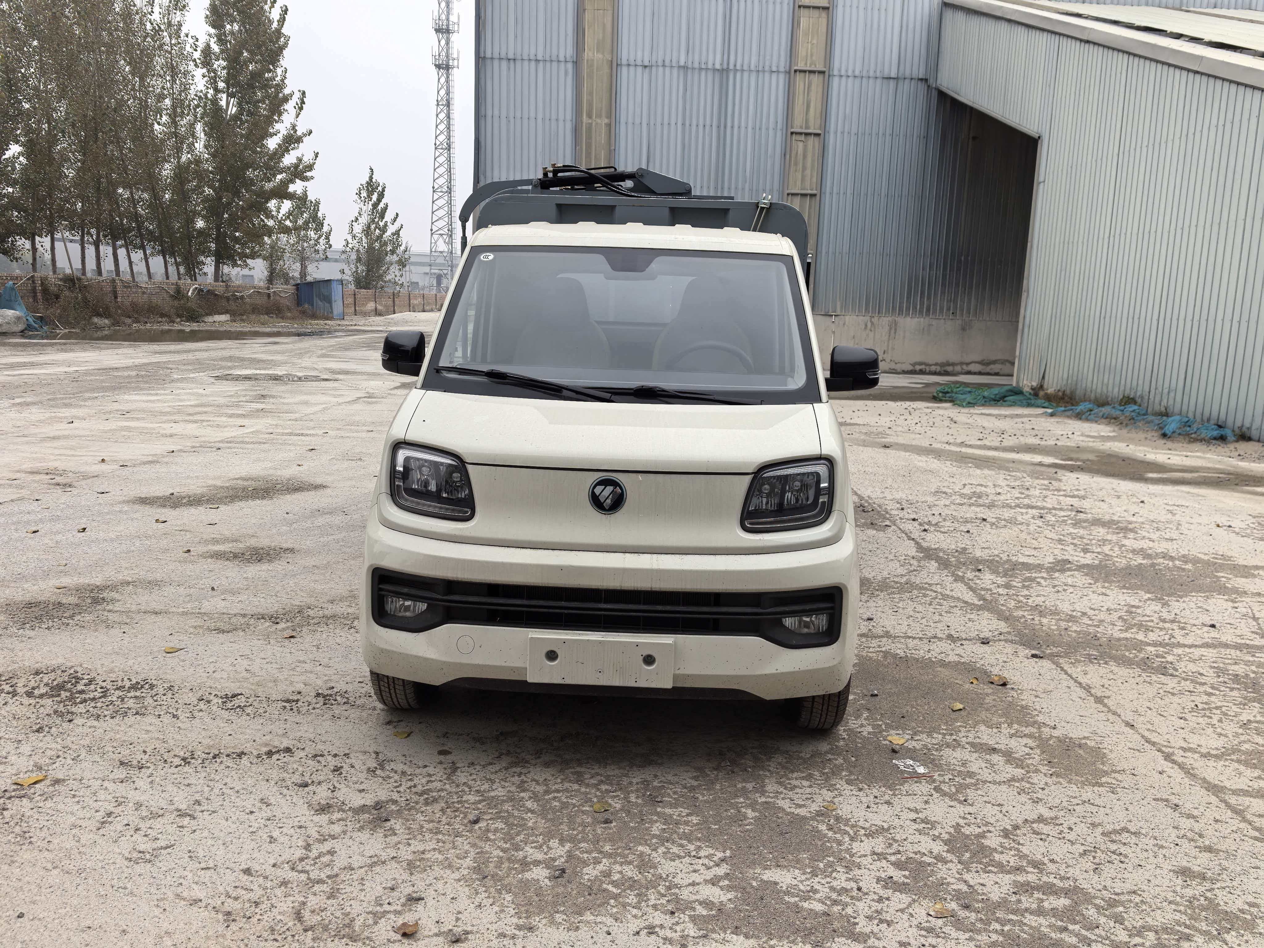 Foton Xiangling Q 6CBM Electric Self-Loading Garbage Truck, CATL Battery, Green License Sanitation Vehicle
